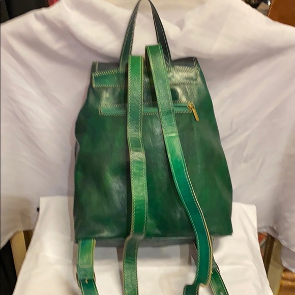 Moroccan Leather Journey Backpack - Picture 4 of 14